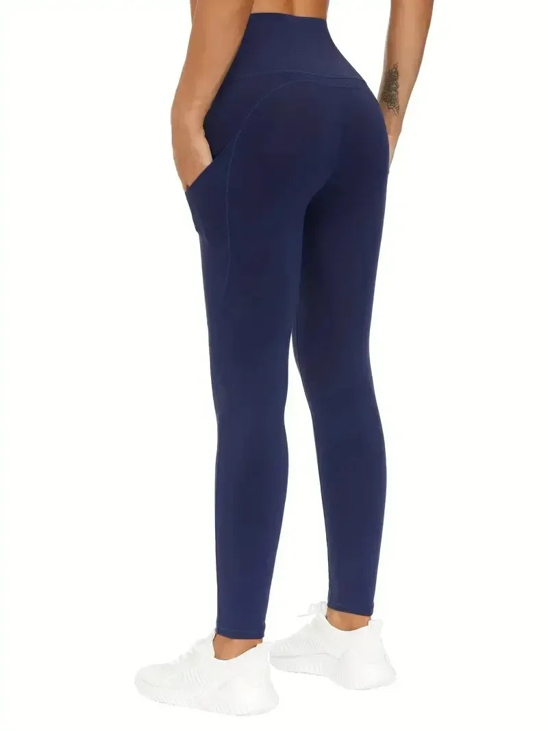 Bellanica - High-Waist Pocket Seamless Yoga Leggings