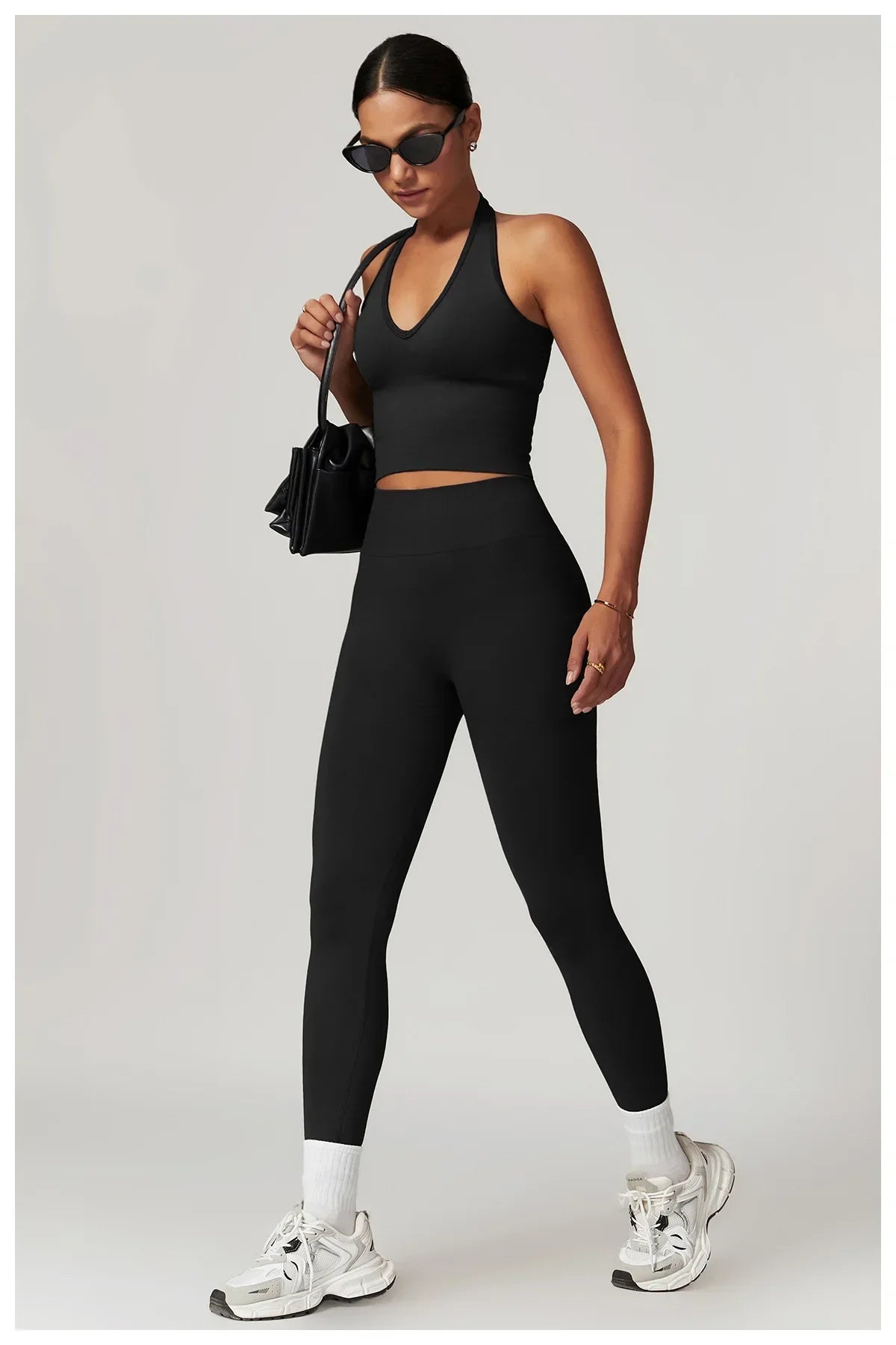 Bellanica - Seamless Ribbed 2-Piece Yoga Set