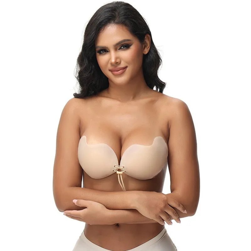 Bellanica - Adjustable Sticky Strapless Push-Up Bra