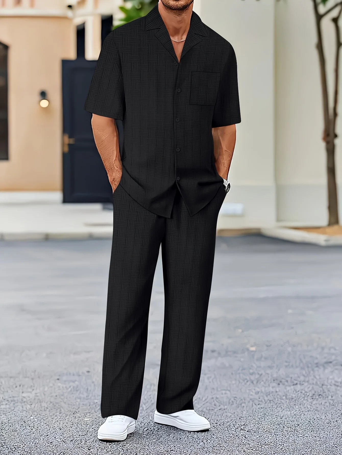 Bellanica - Men's Summer Jacquard Shirt & Pants