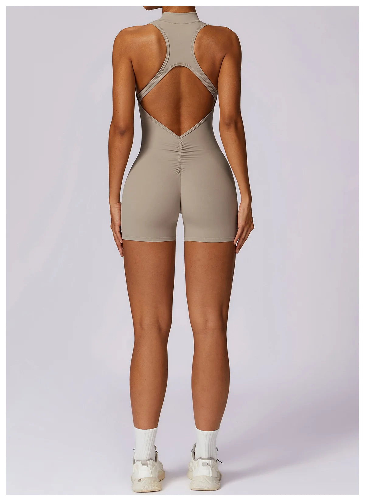 Bellanica - Seamless One-Piece Workout Jumpsuit Set