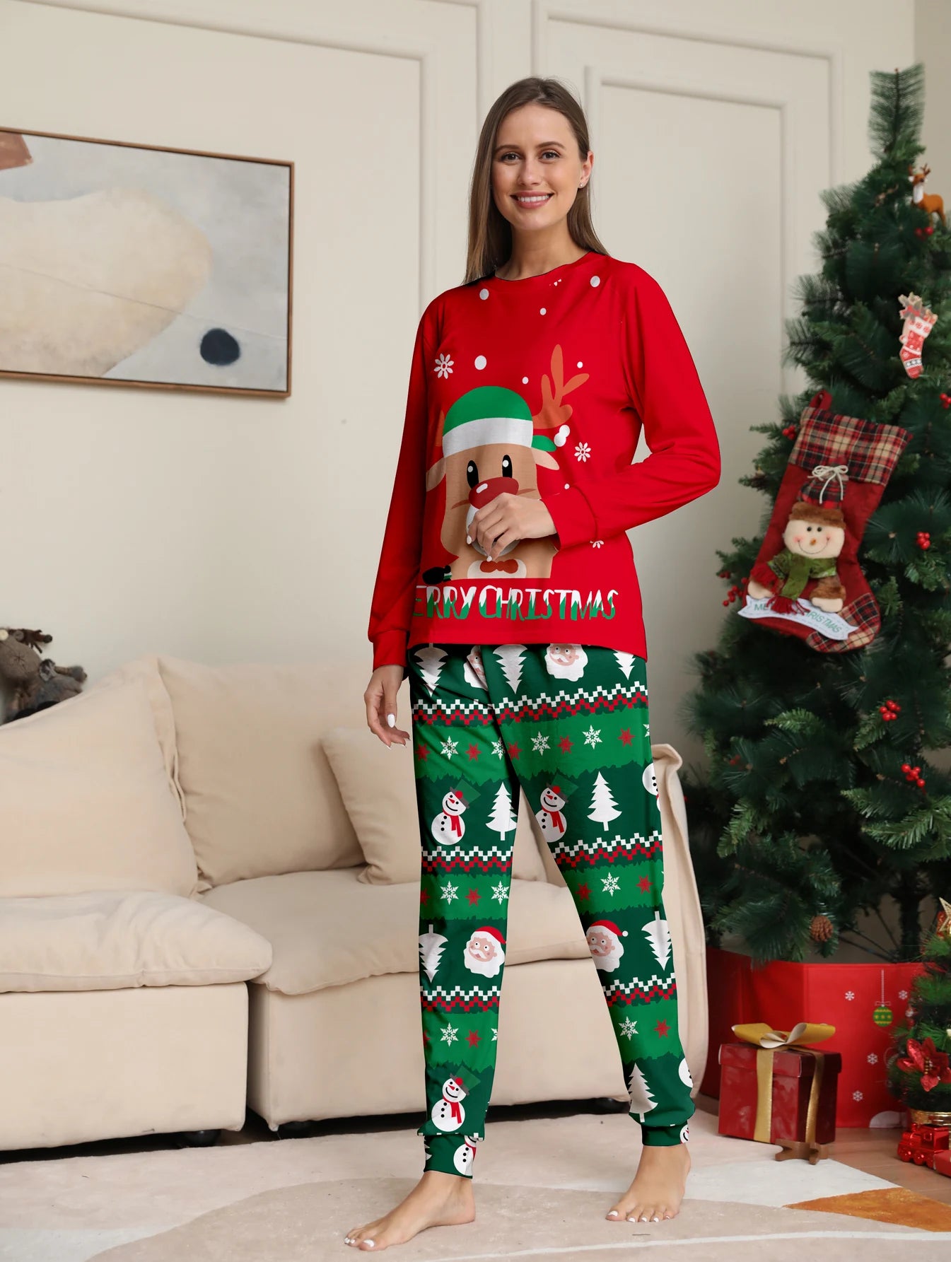 Bellanica - Couples Family Christmas Pajamas
