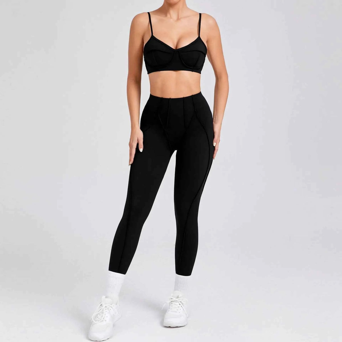 Seamless High-Waist Yoga Set