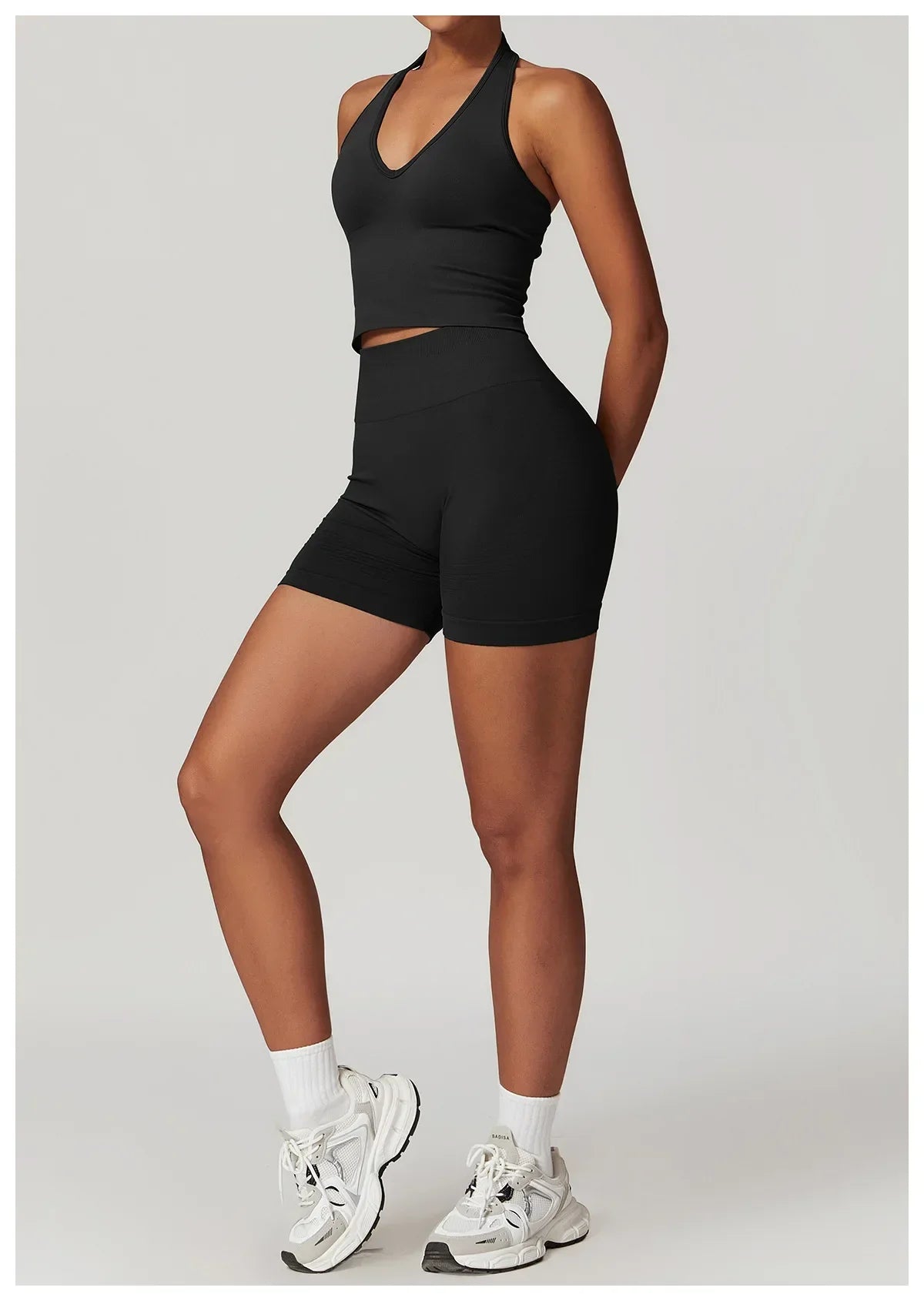 Bellanica - Seamless Ribbed 2-Piece Yoga Set