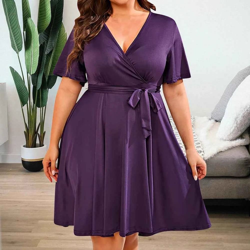 Plus Size Summer Slim Dress