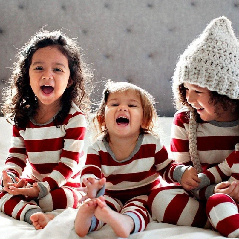 Bellanica - Striped Christmas Family Pajama