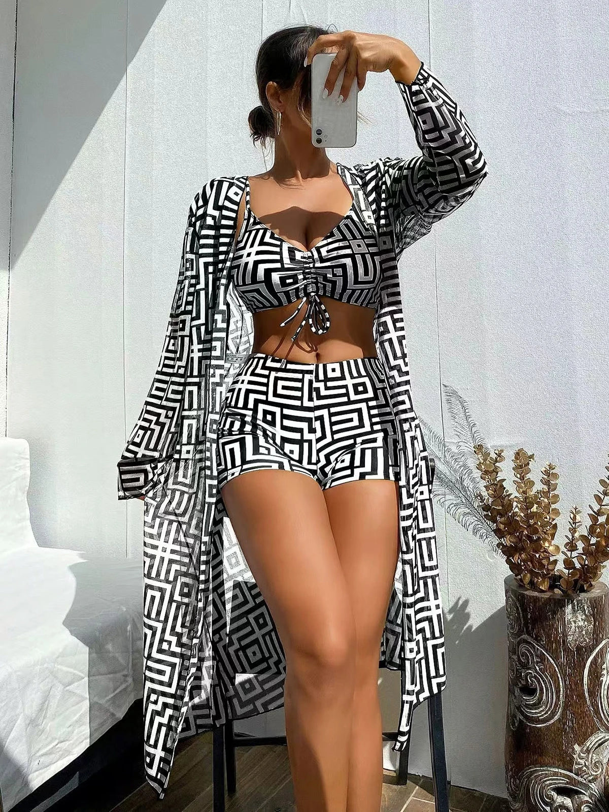 Bellanica - Vela 3-Piece Blue Bikini Set