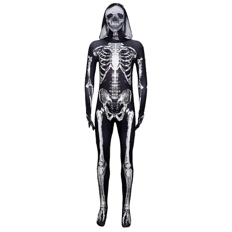 Bellanica - Skeleton Jumpsuit Costume for Halloween