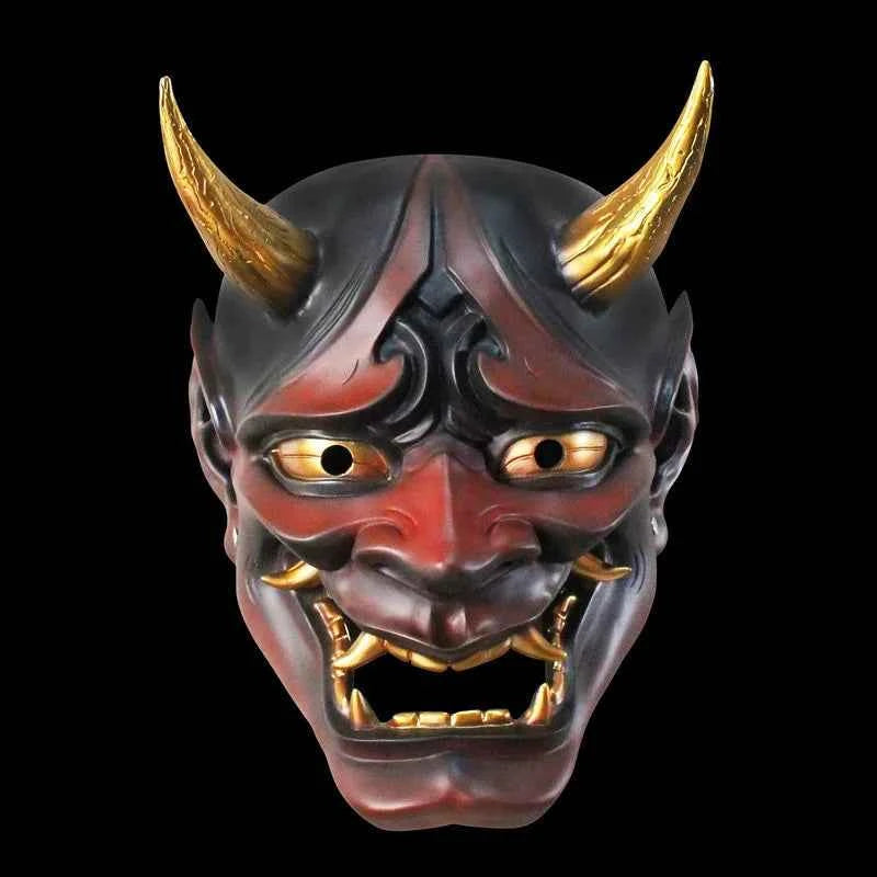 Colored Japanese Noh Hannya Mask
