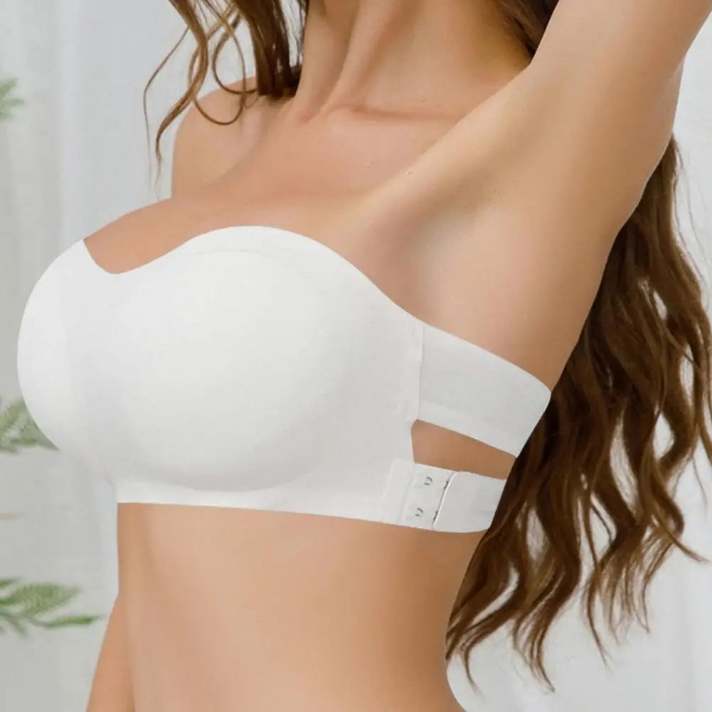Bellenica - Strapless Anti-Slip Invisible Half-Cup Bra