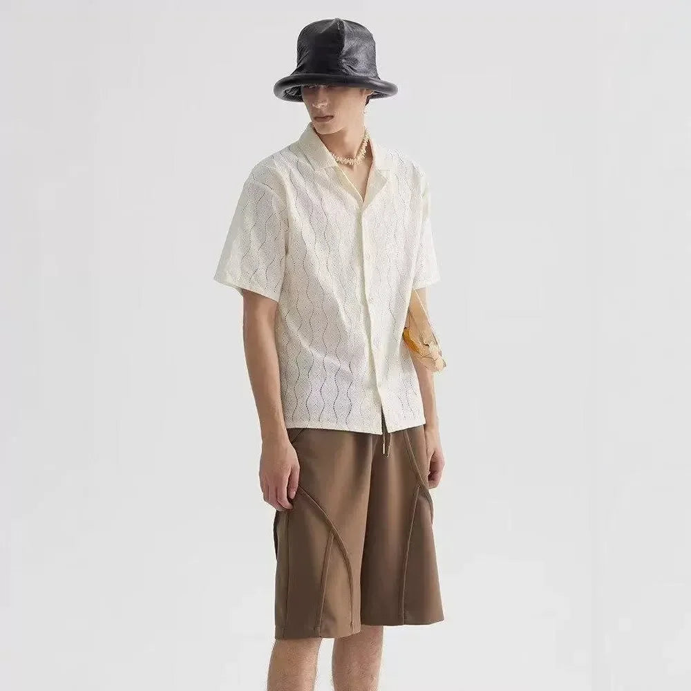 Bellanica - Retro Japanese Style Men's Summer Shirt
