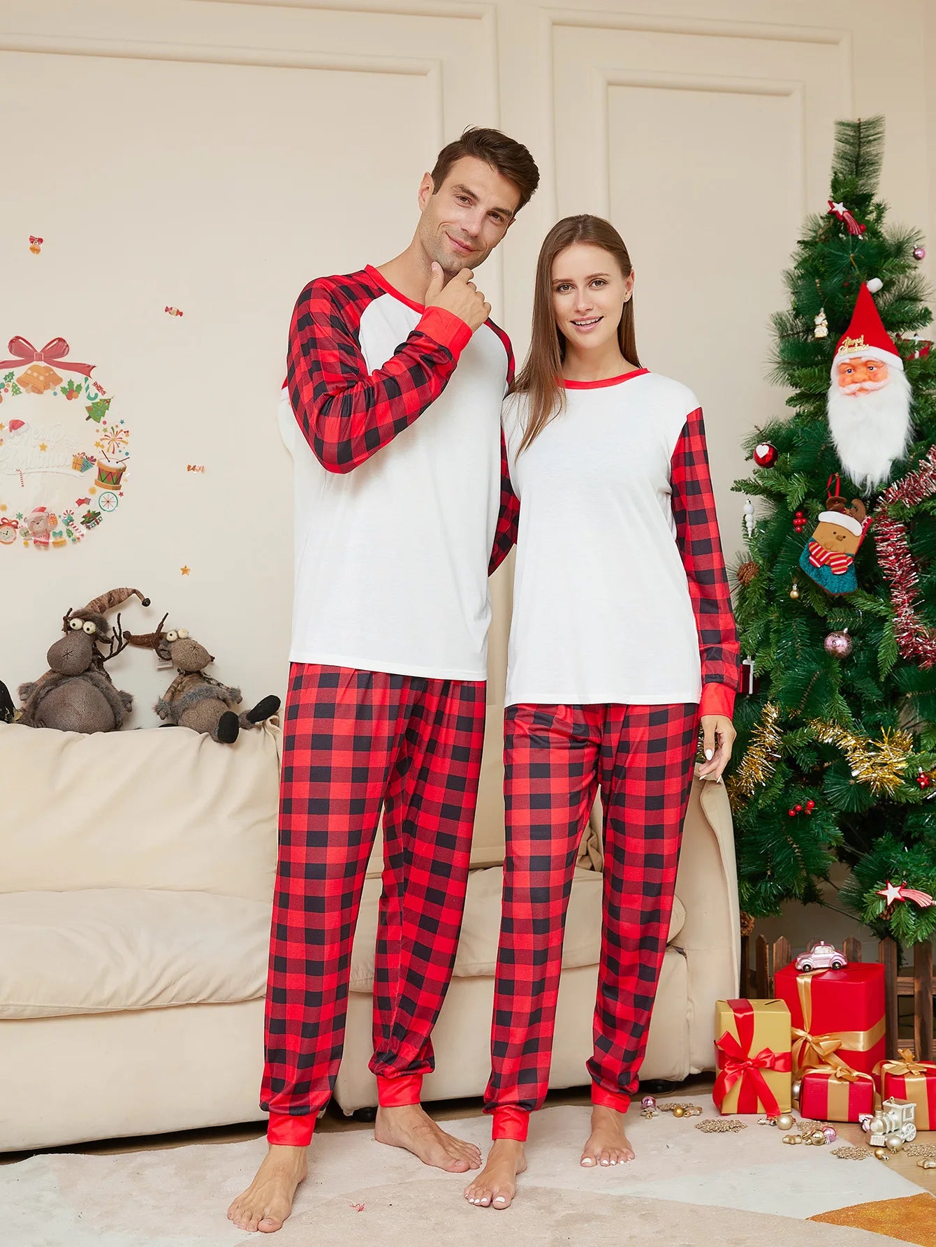 Bellanica - Plaid Christmas Family Pajamas