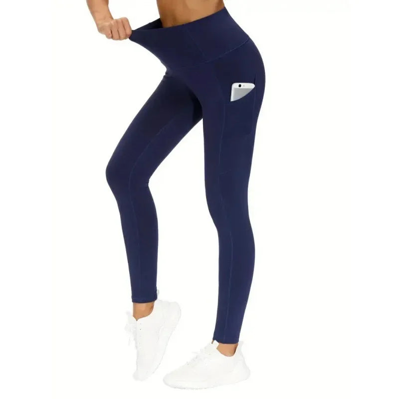 Bellanica - High-Waist Pocket Seamless Yoga Leggings