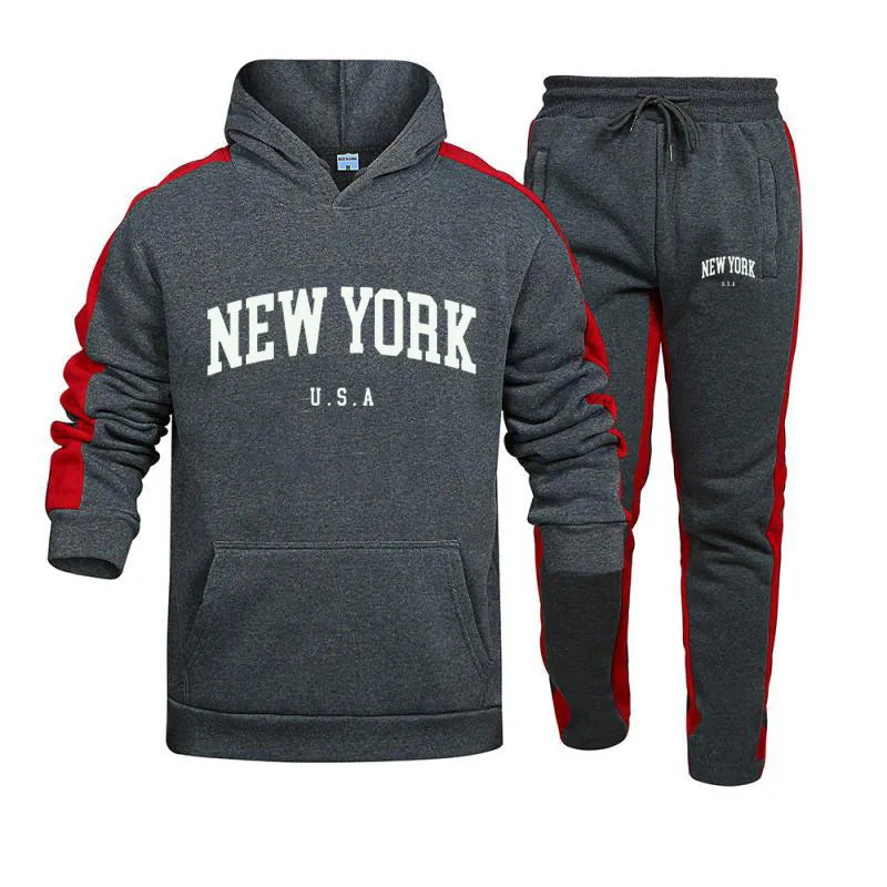 Bellanica - Men’s New Autumn Hooded Sportswear Set