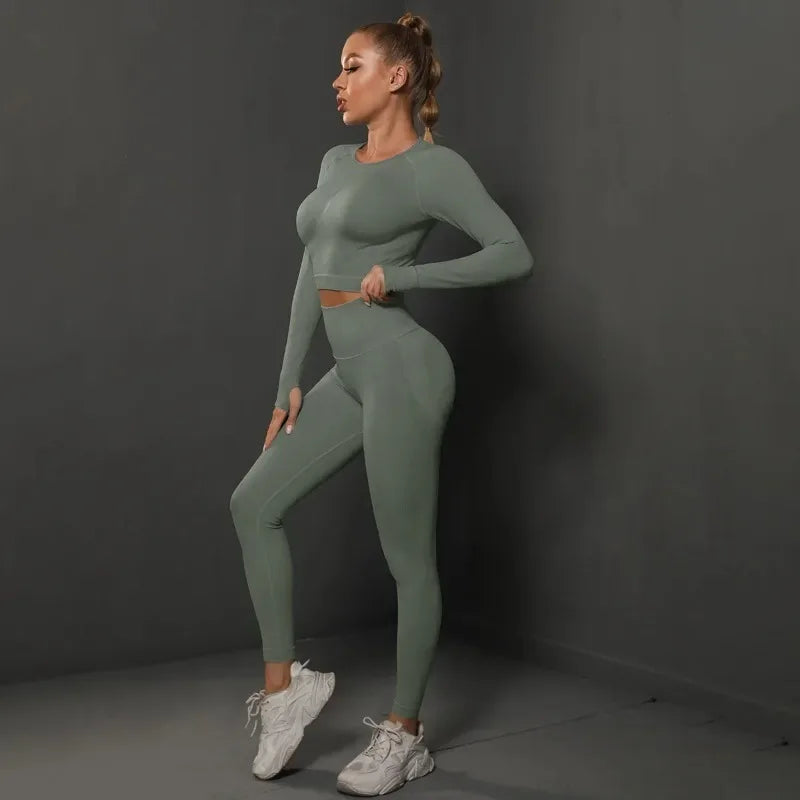 Bellanica - Seamless High-Waist Hip-Lift Set