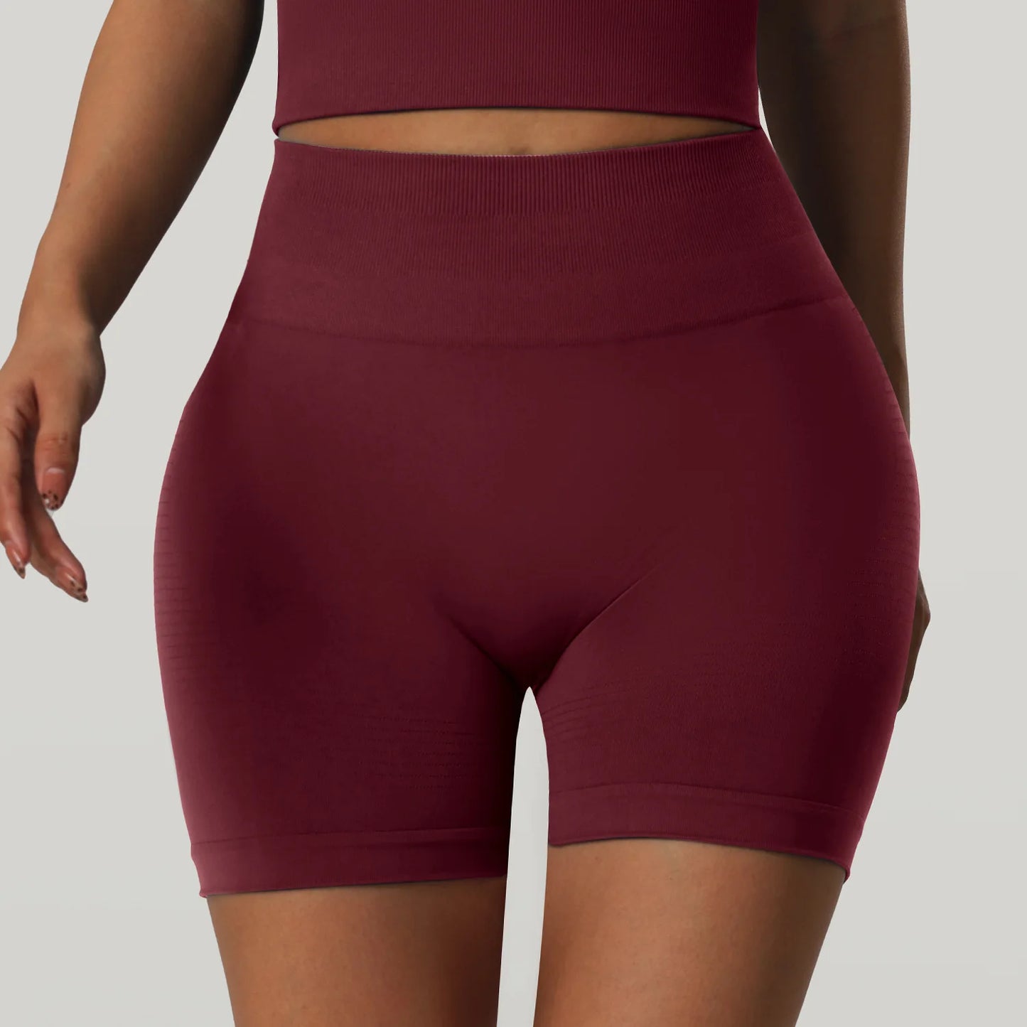 Bellanica - Seamless high-waist push-up shorts
