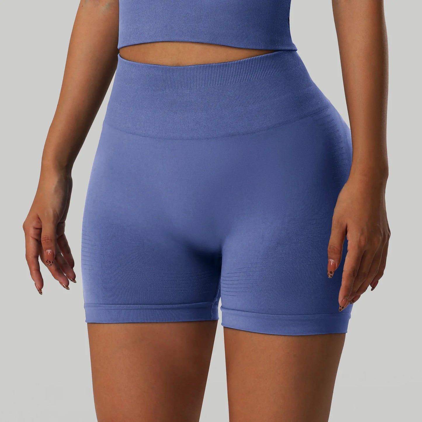 Bellanica - Seamless high-waist push-up shorts