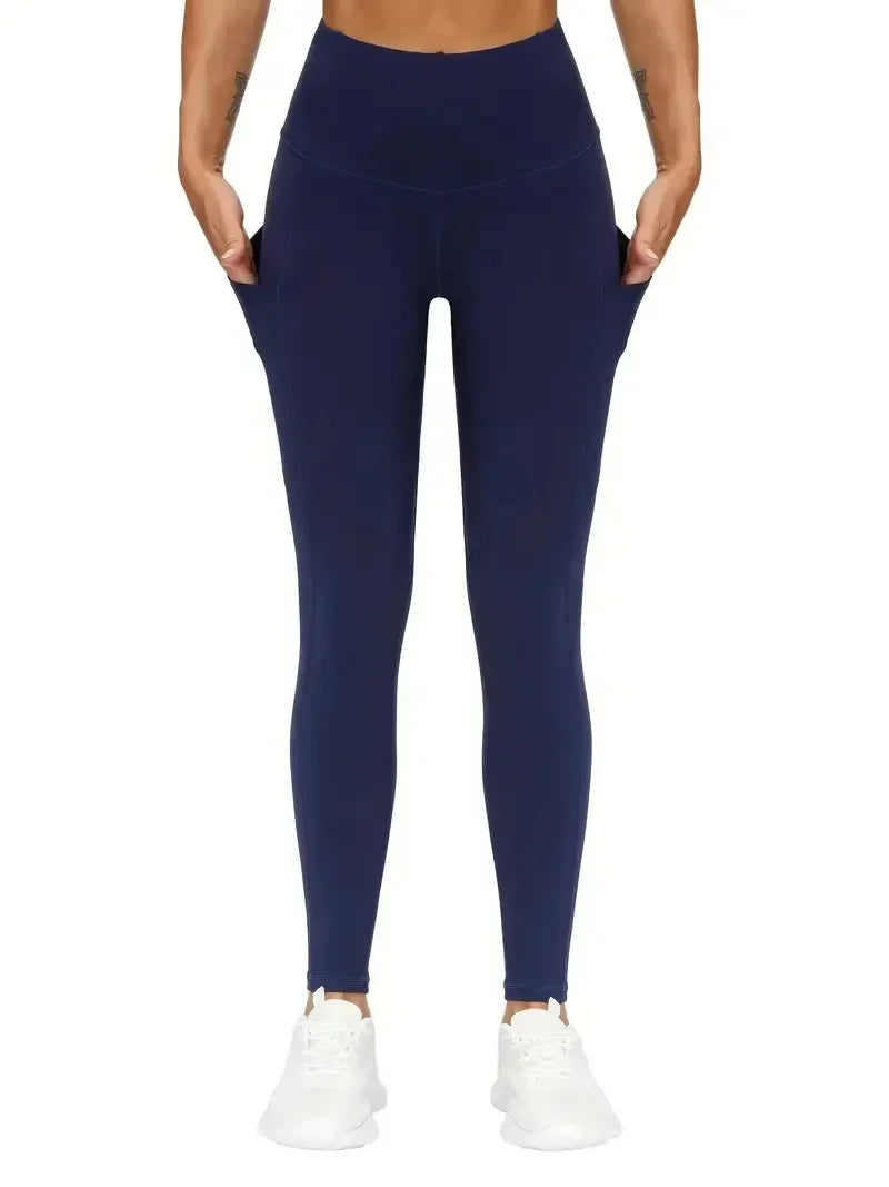 Bellanica - High-Waist Pocket Seamless Yoga Leggings