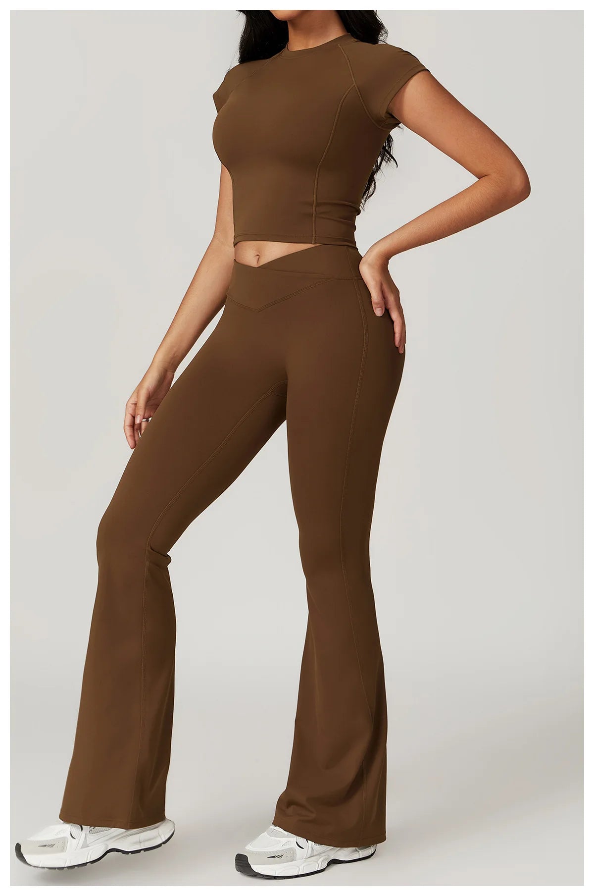 Bellanica - 2-Piece Crop Top Leggings Set