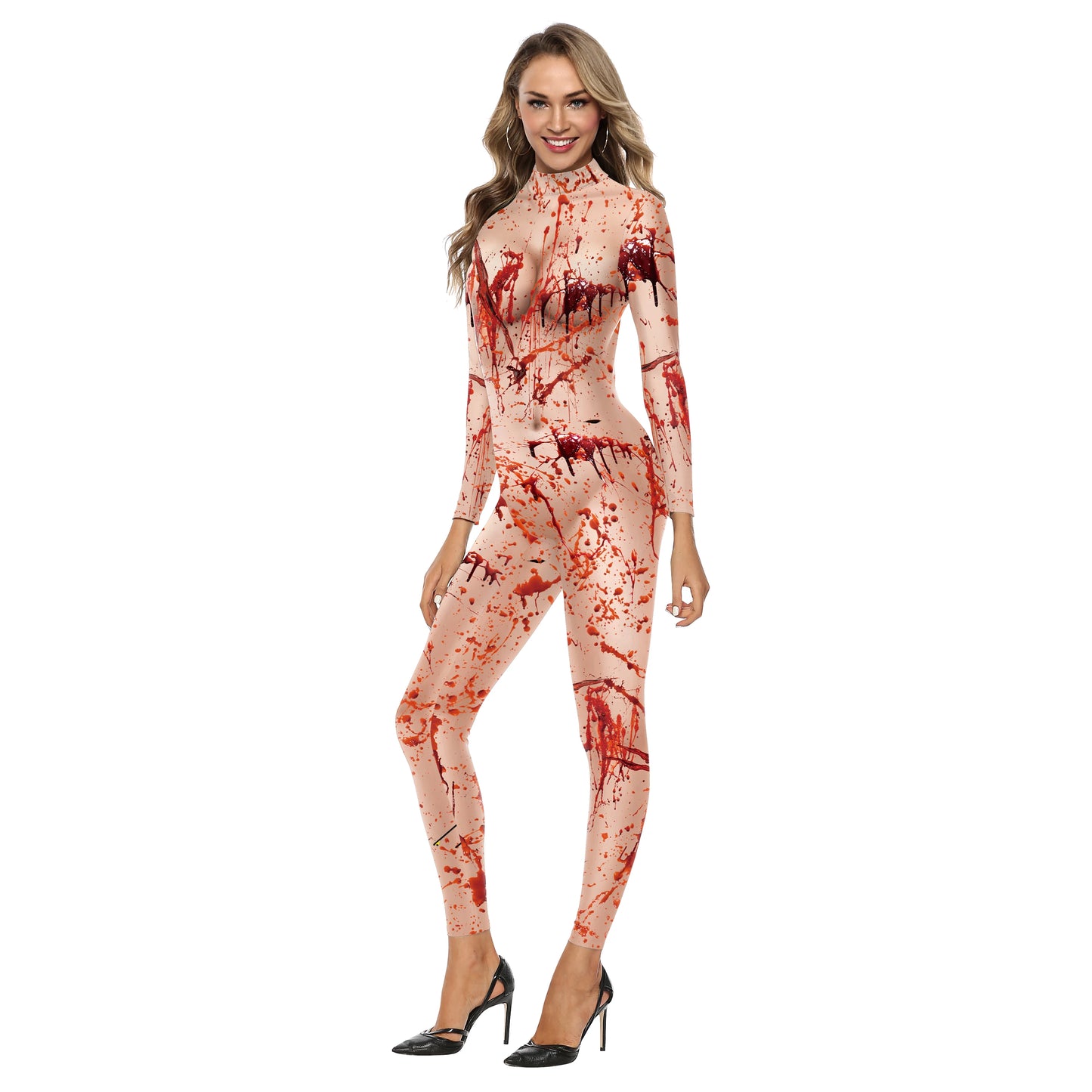 Bellanica - Bloody Zombie Bodysuit Halloween Costume