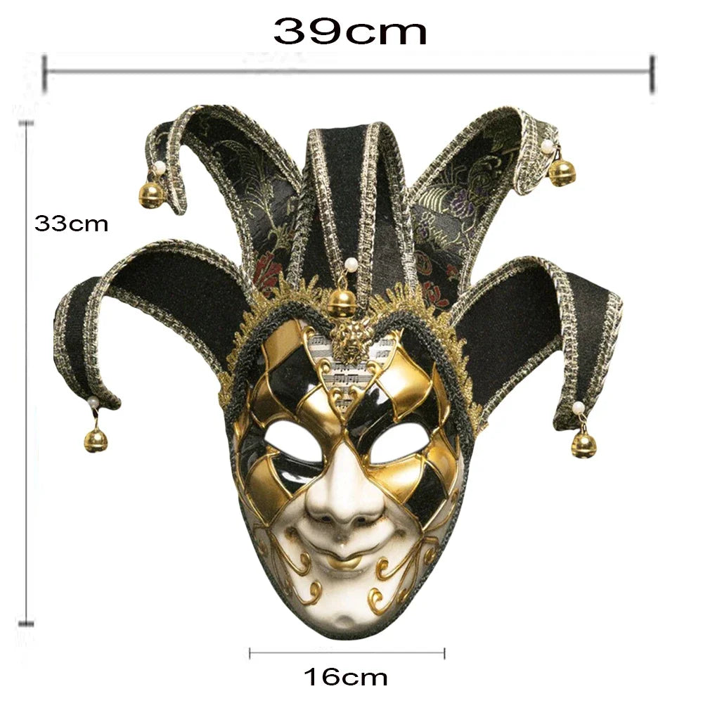 Bellanica - Joker Venetian Masquerade Party Mask