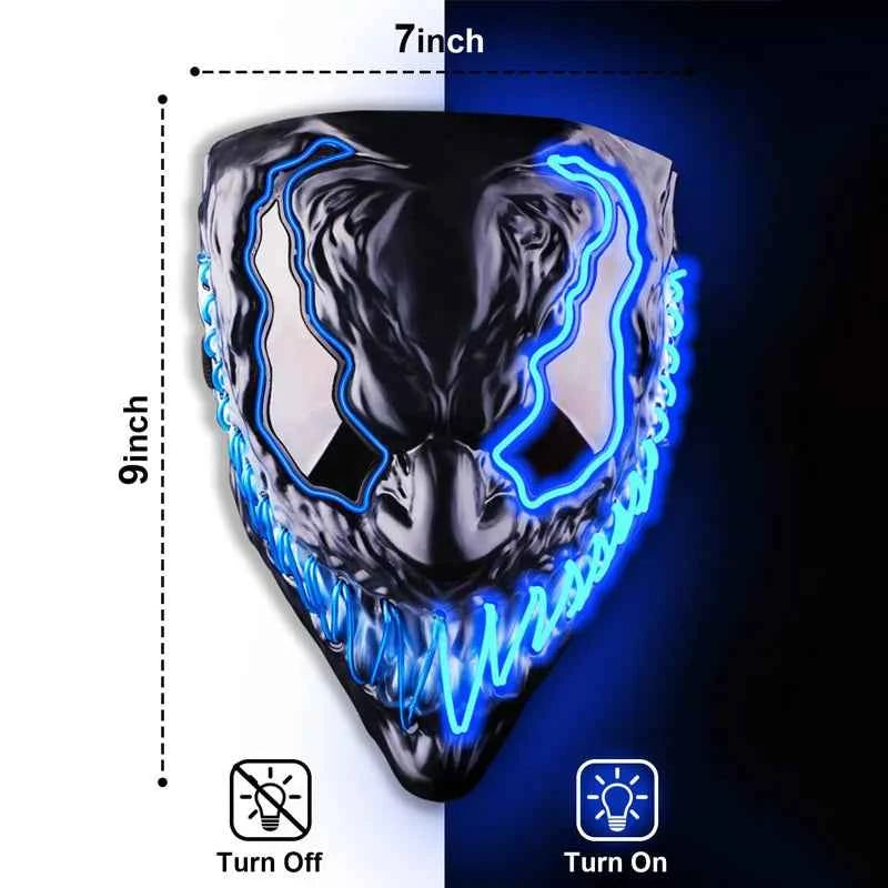 LED Anti-Hero Mask – Halloween Cosplay