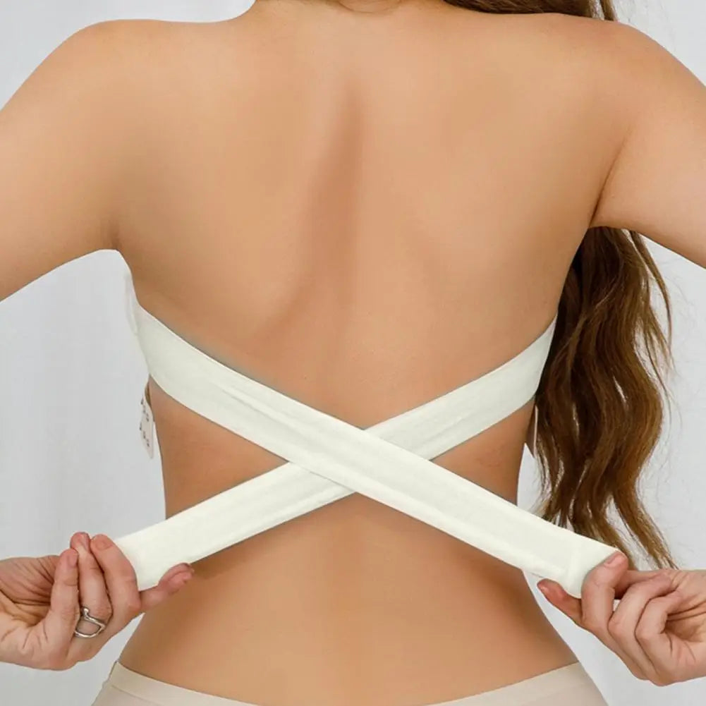 Bellenica - Strapless Anti-Slip Invisible Half-Cup Bra