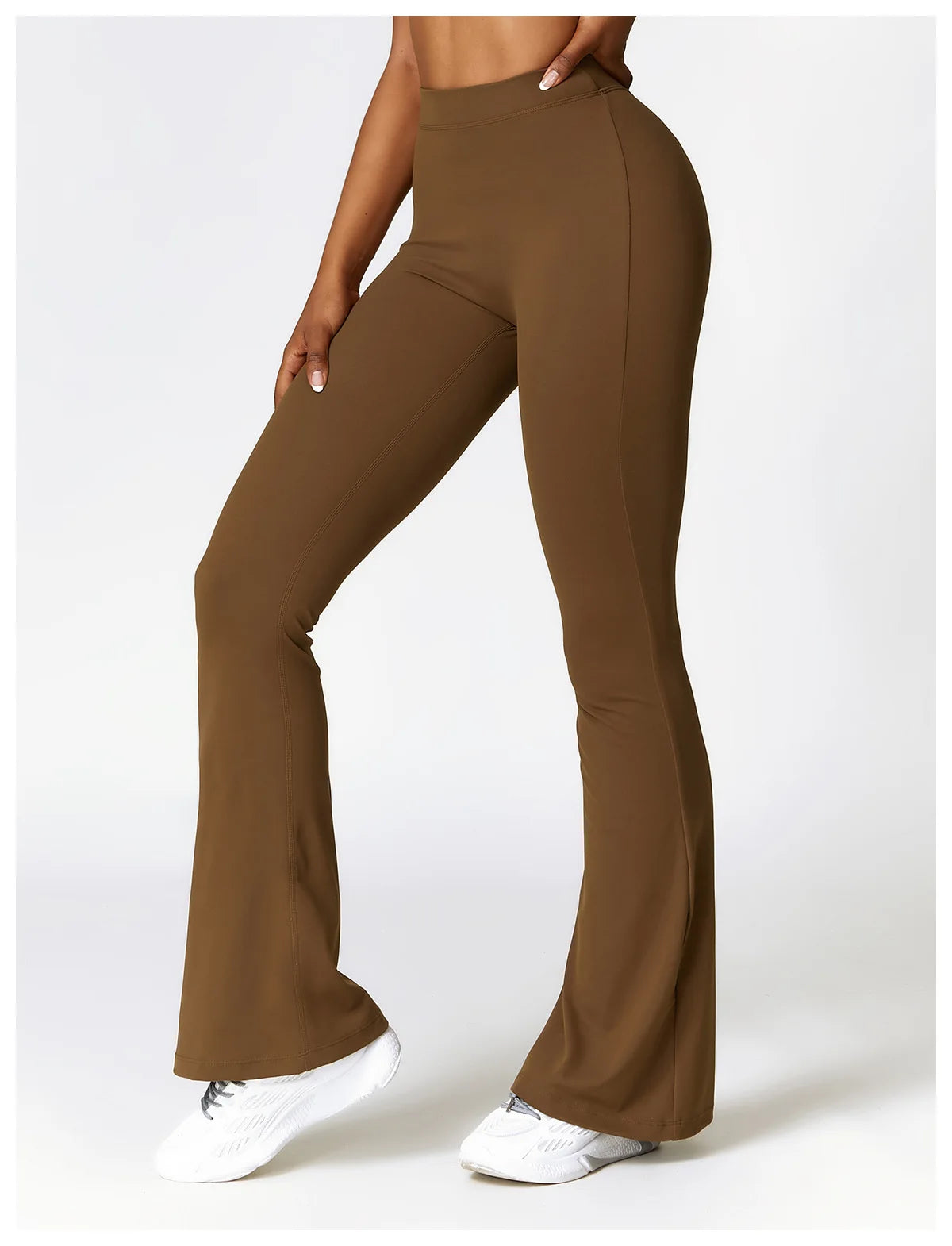 Bellanica - V-Waist Flare Leg Yoga Pants
