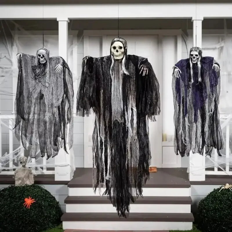 Bellannica - Sound-Activated Light-Up Halloween Ghosts