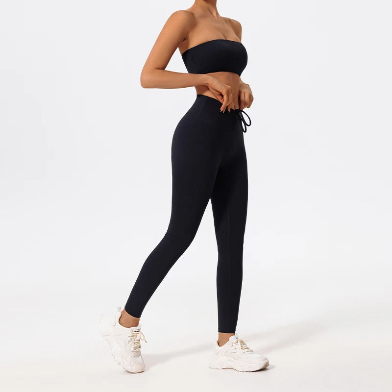 Bellanica - Womenâs strapless workout bra set