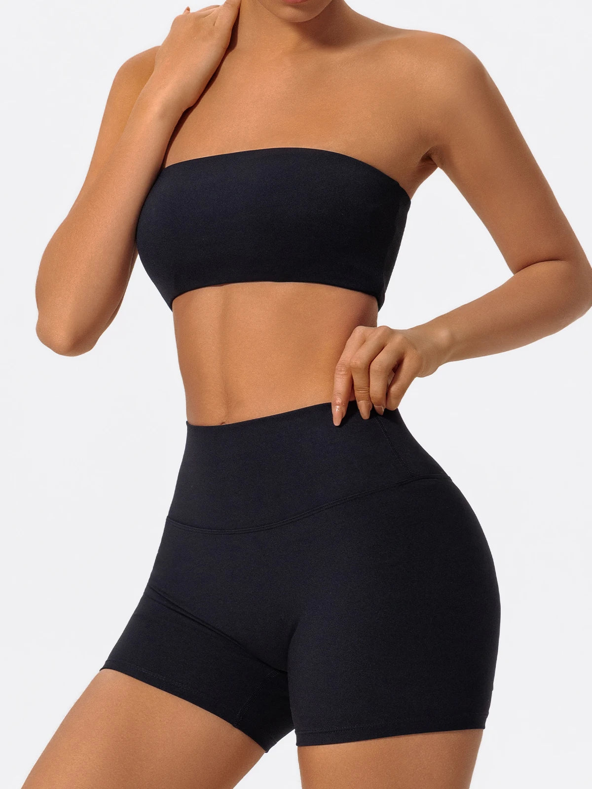 Bellanica - Womenâs strapless workout bra set