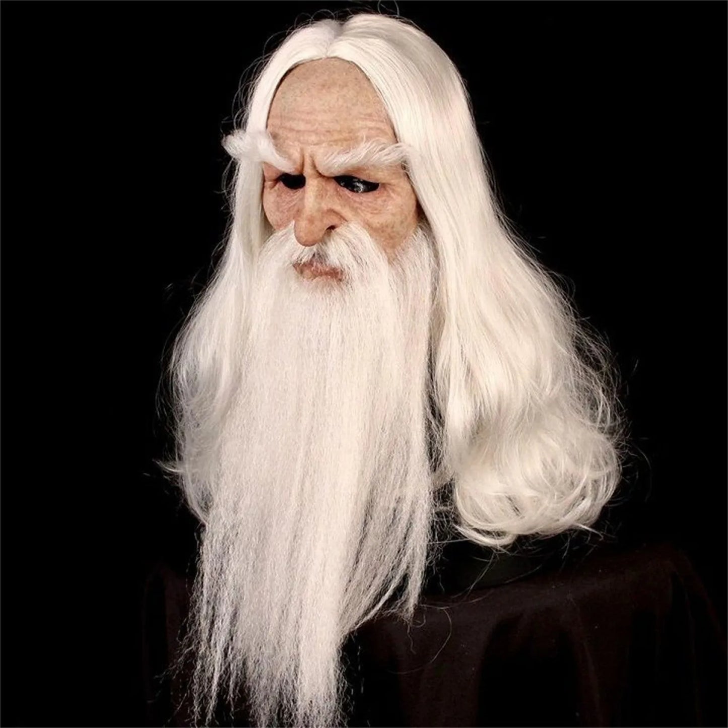 Bellanica - White-Haired Santa Claus Mask Prop