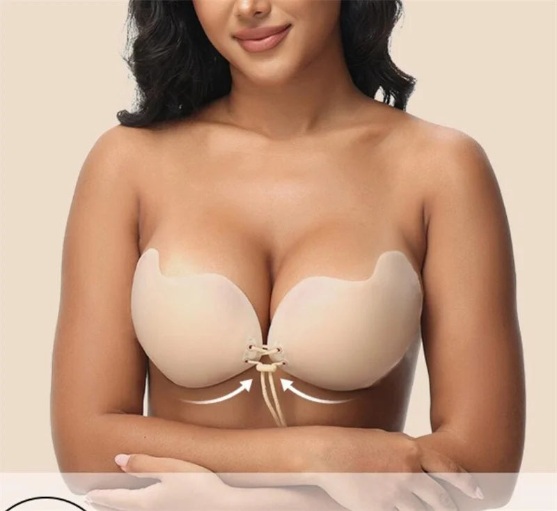 Bellanica - Adjustable Sticky Strapless Push-Up Bra