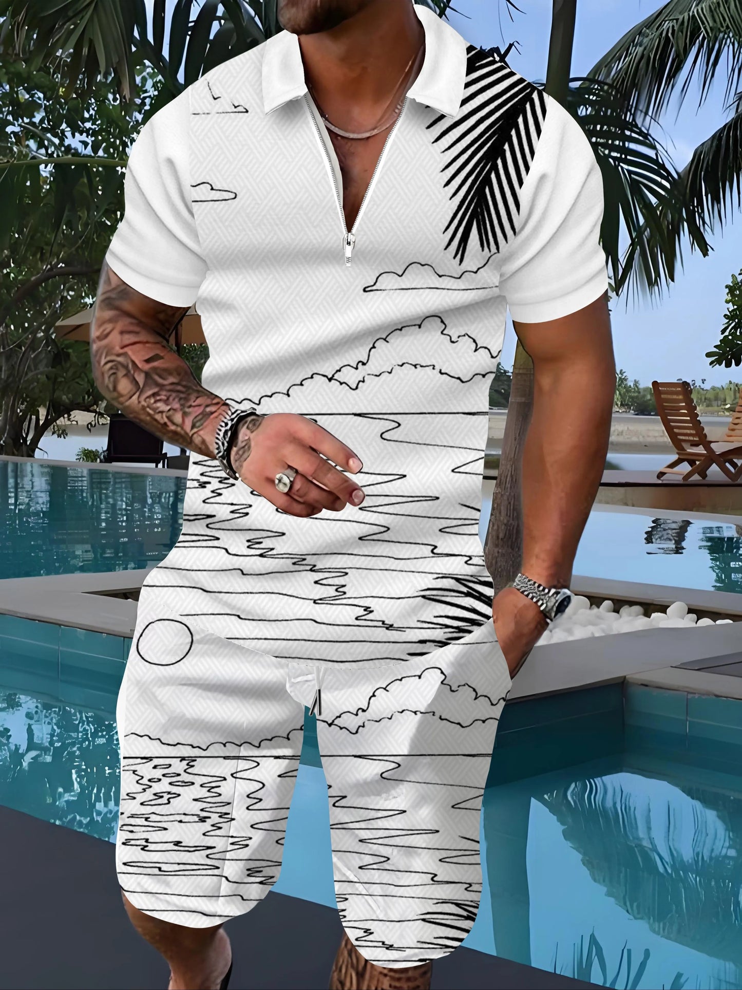 Bellanica - Pineapple Coconut Tree Men's Set