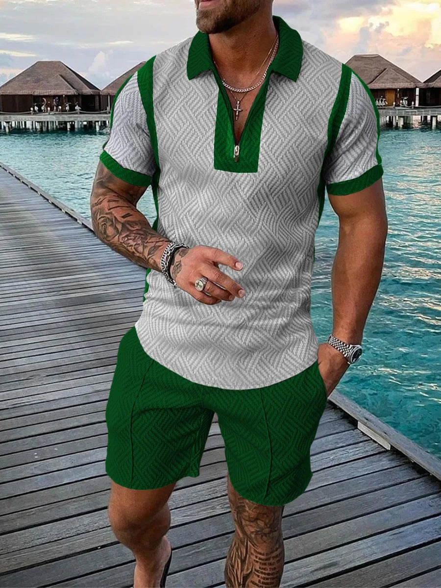 Bellanica - 3D Stripe Men's Summer Set