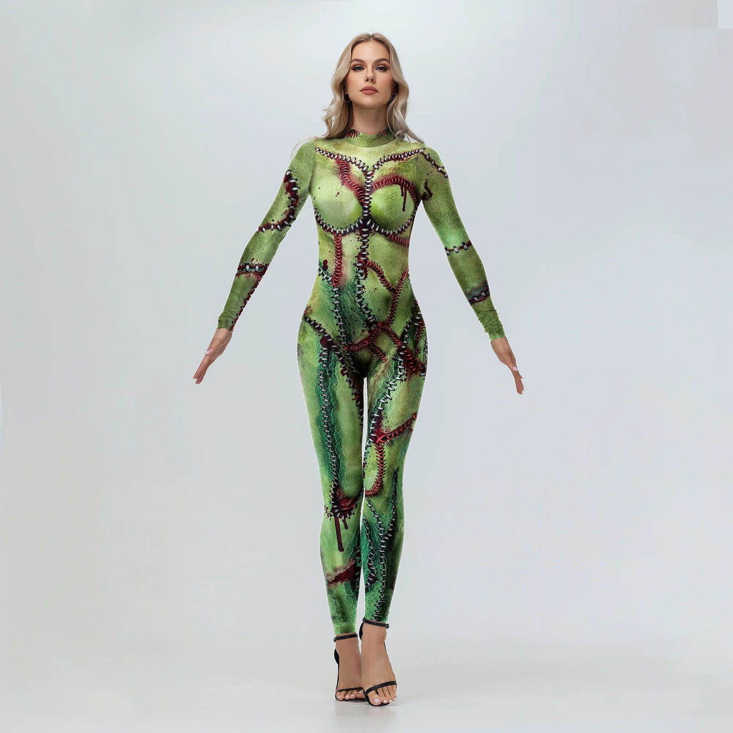 Bellanica - Bloody Zombie Bodysuit Halloween Costume