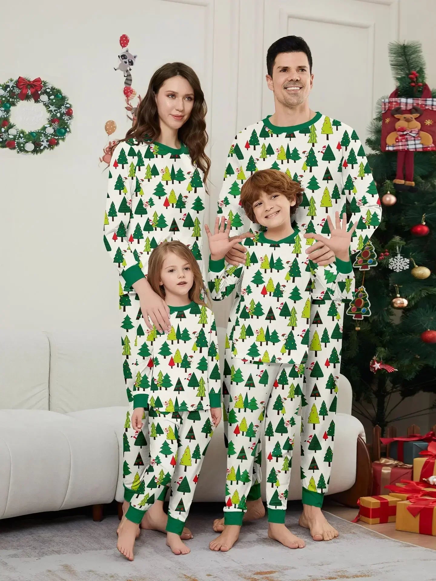 Bellanica - Elk Plaid Family Pajamas