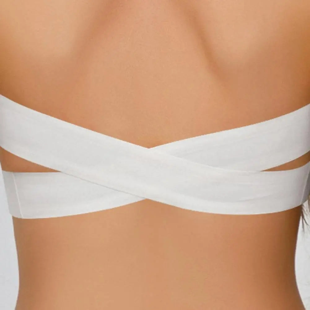 Bellenica - Strapless Anti-Slip Invisible Half-Cup Bra