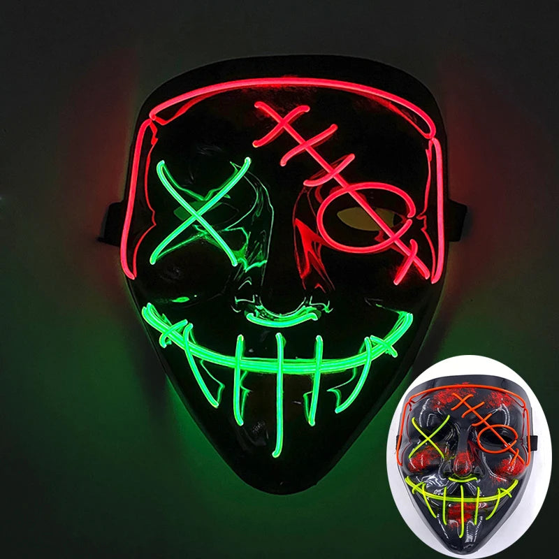 Bellanica - Glowing LED Purge Mask Headgear