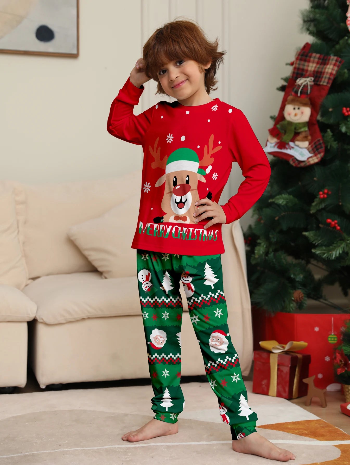 Bellanica - Couples Family Christmas Pajamas