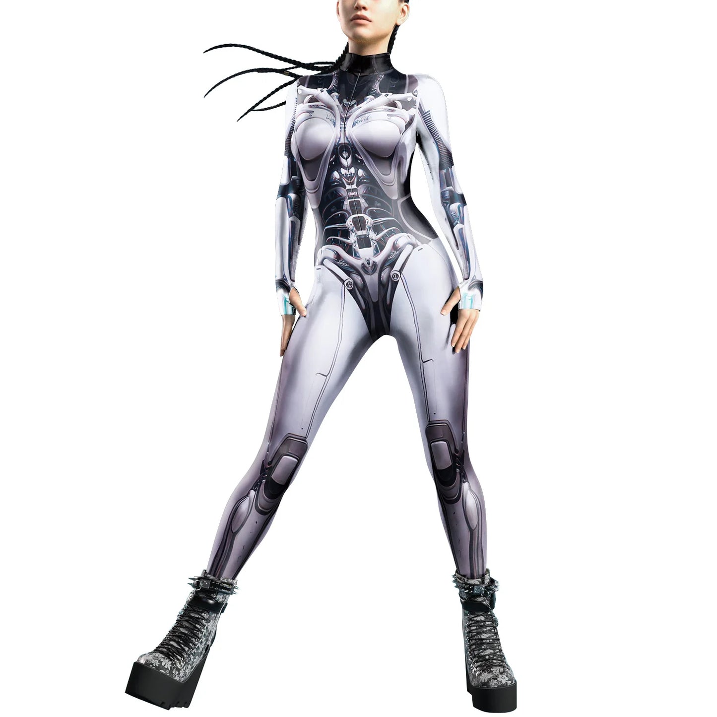 Bellanica - Robot Punk Women's Halloween Catsuit