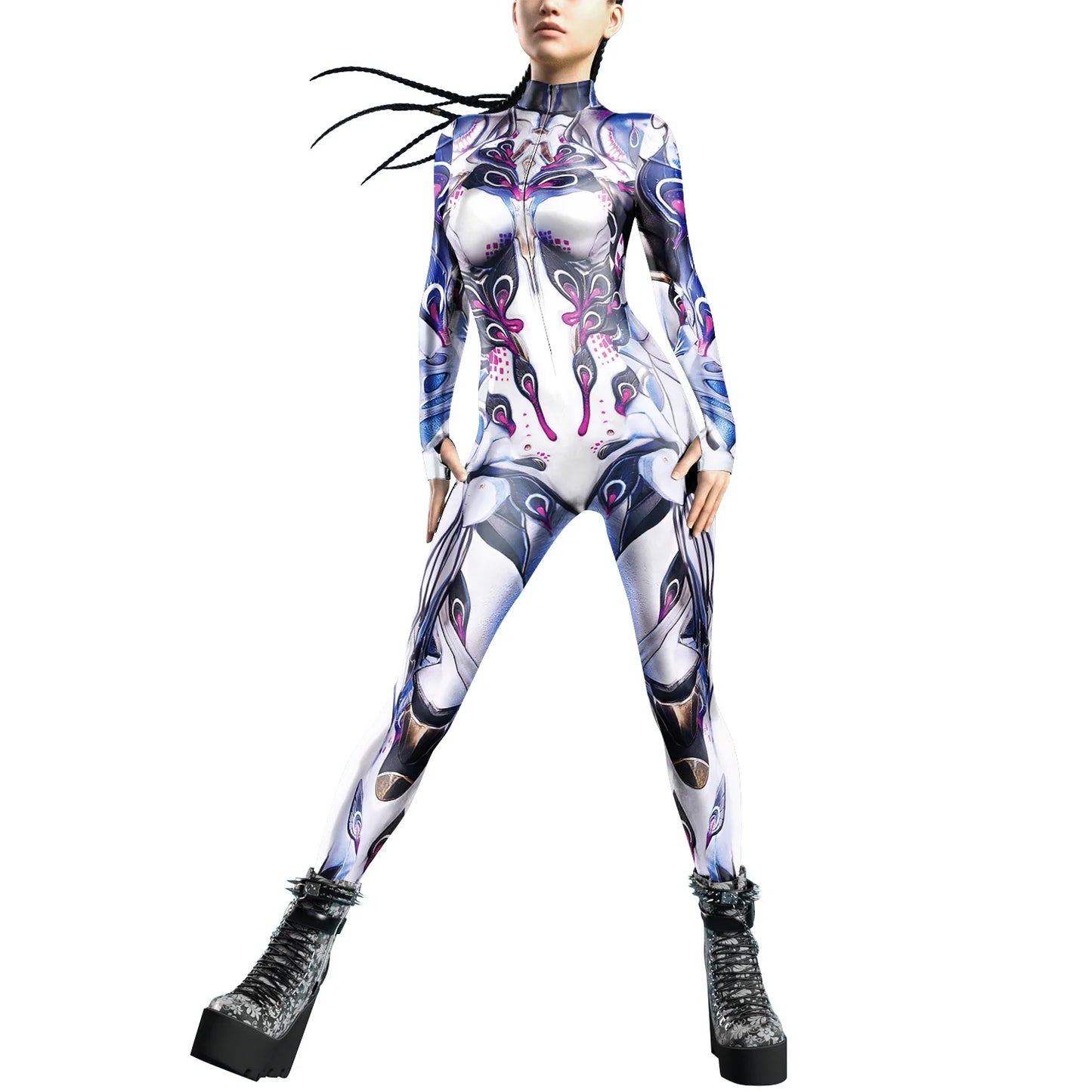 Bellanica - Robot Punk Women's Halloween Catsuit