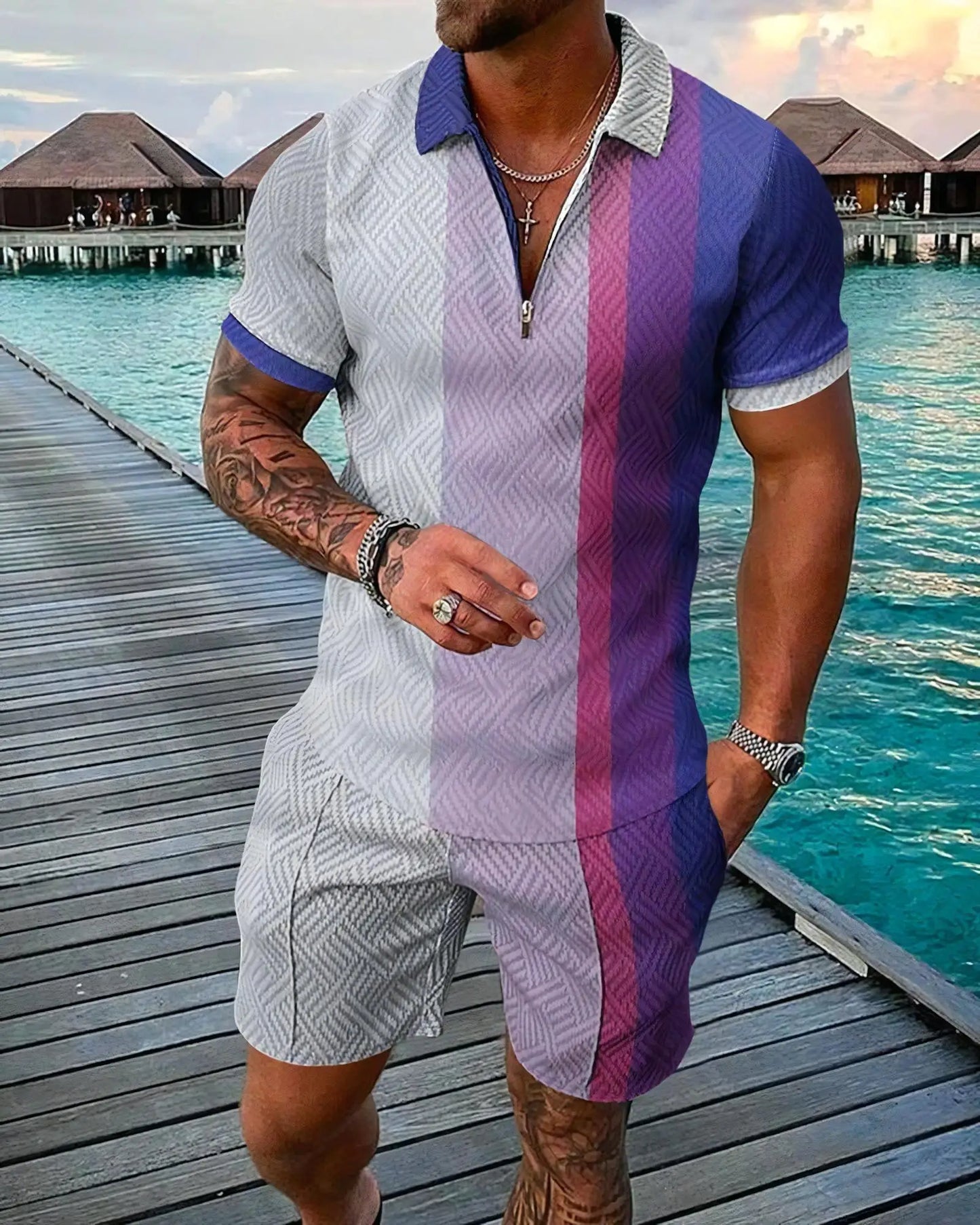Bellanica - 3D Printed Men's Summer Set