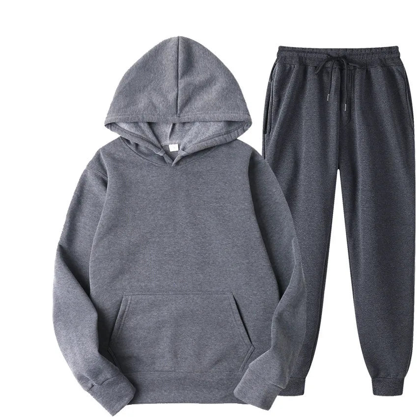 Bellanica - Men’s Solid Hoodie Pants Set