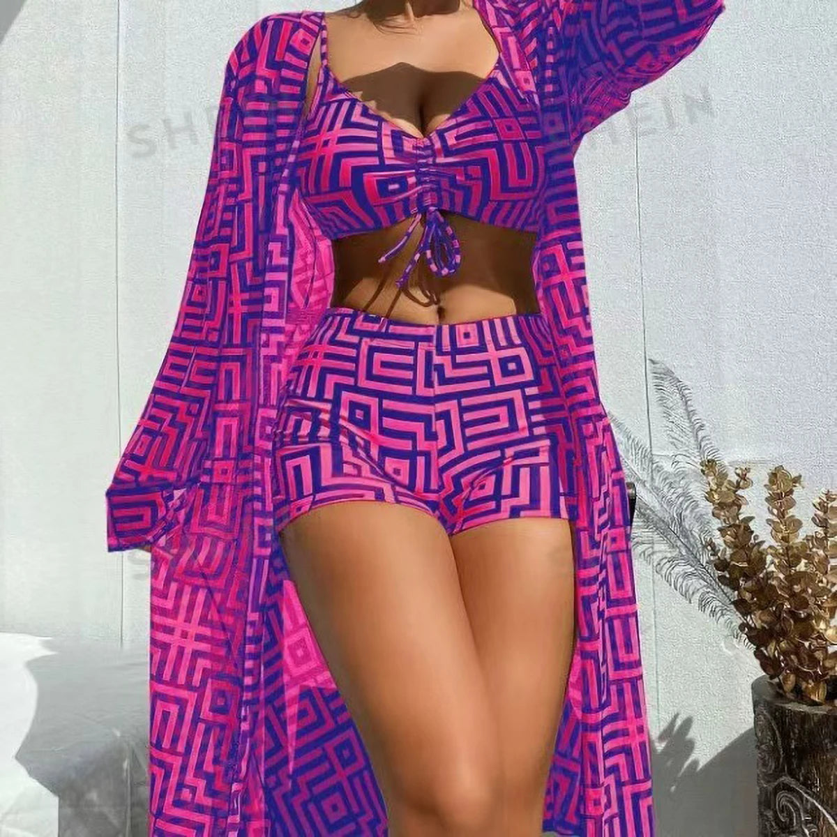 Bellanica - Vela 3-Piece Blue Bikini Set