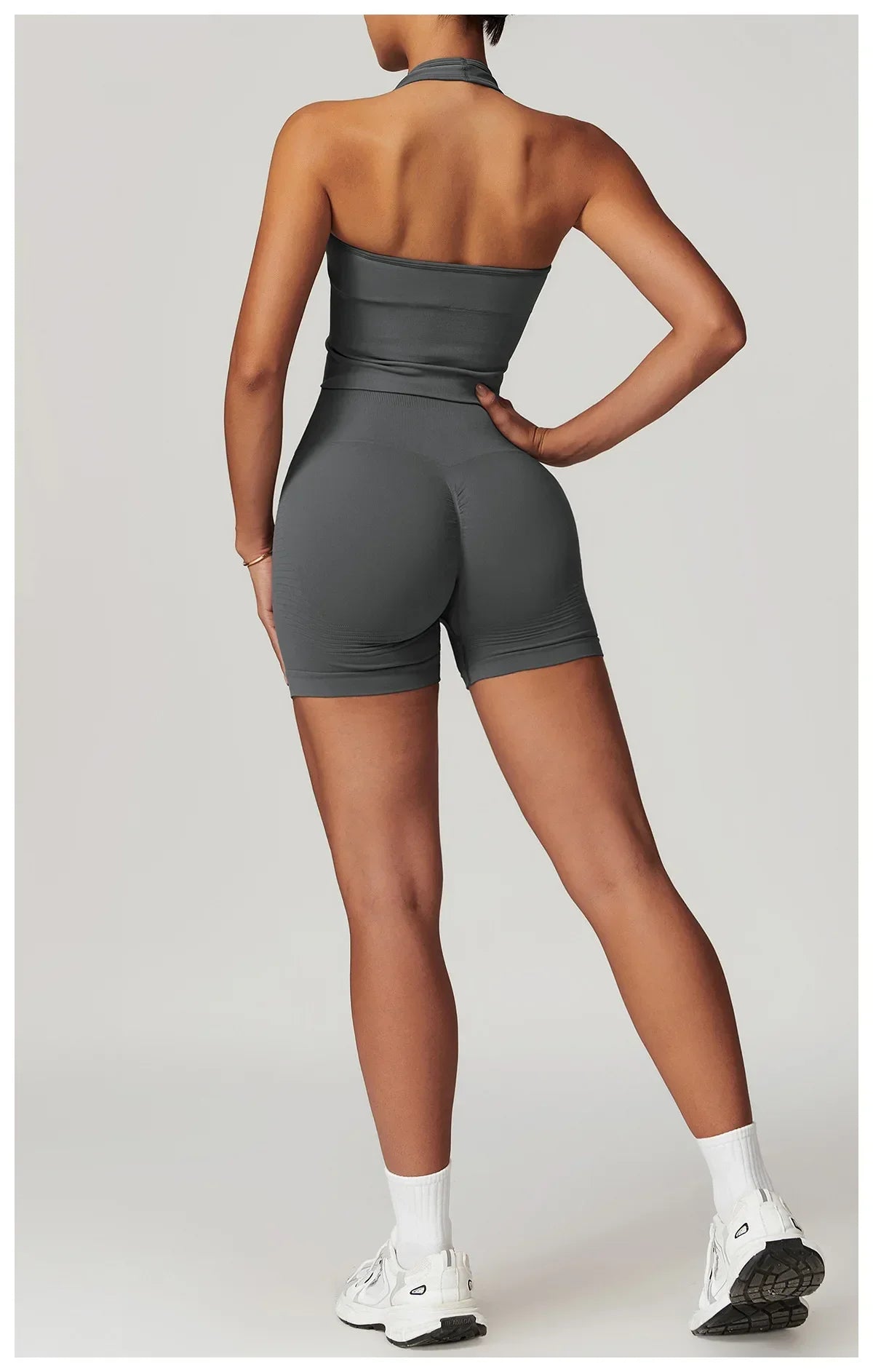 Bellanica - Seamless Ribbed 2-Piece Yoga Set