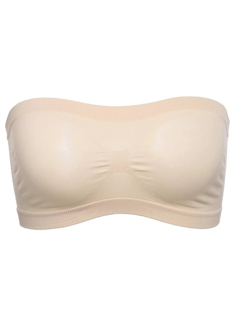 Bellanica - Breathable Mesh Strapless Bandeau Bra