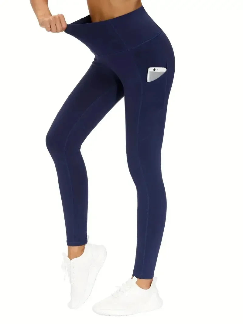 Bellanica - High-Waist Pocket Seamless Yoga Leggings