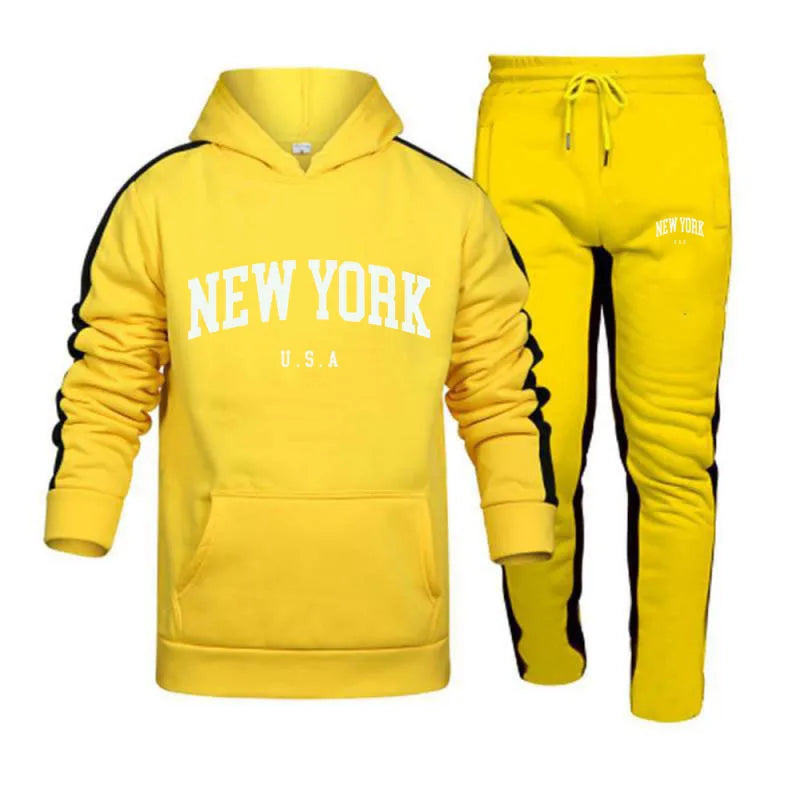 Bellanica - Men’s New Autumn Hooded Sportswear Set