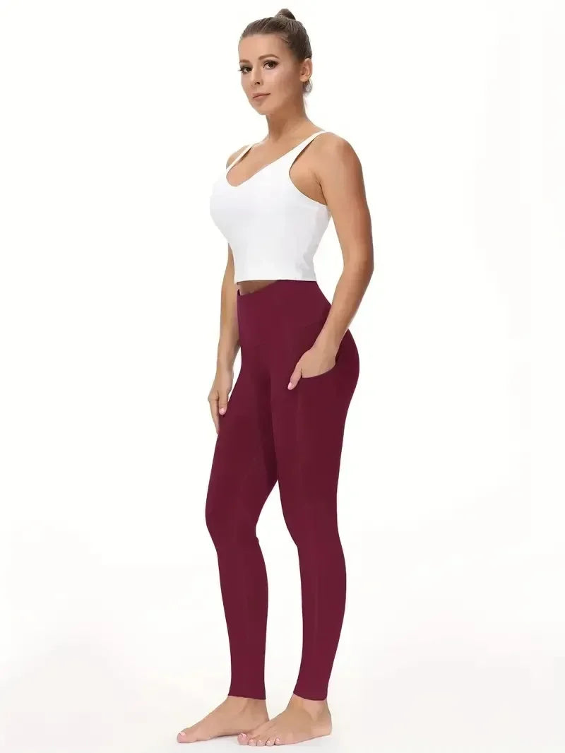 Bellanica - High-Waist Pocket Seamless Yoga Leggings